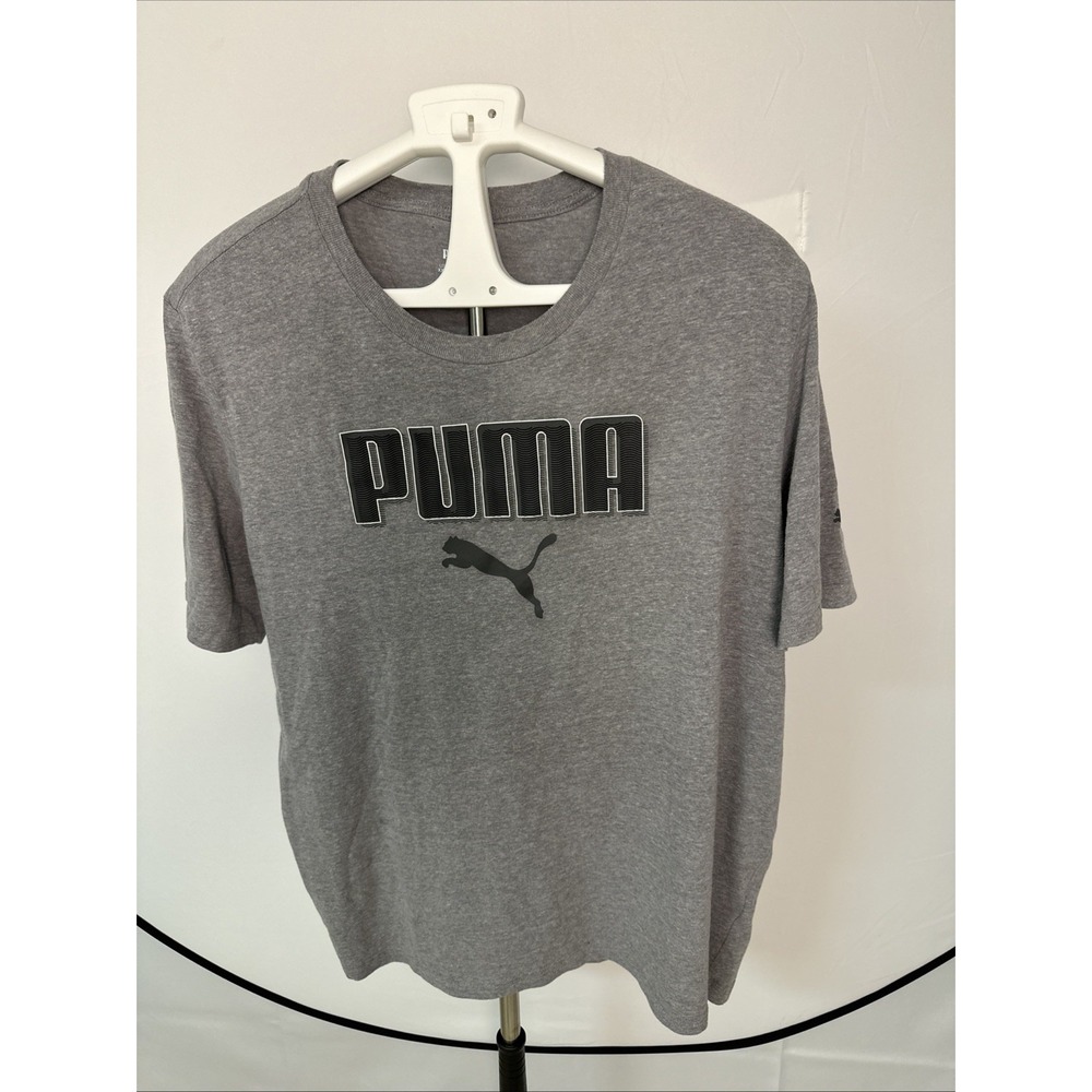 Puma T-Shirt Men's Sz XXL Short Sleeves Ribbed Neck Cotton